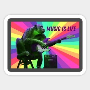 Music is Life Sticker